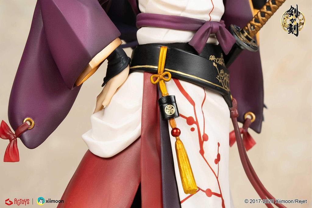 Emu Toys Kenga Toki Tokugawa Mitsukuni scale painted finished figure 1/8 PVC/ABS