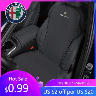 Pokrowce na fotele samochodowe Alfa Romeo Akcesoria do poduszek ochronnych na siedzenia samochodowe Dla Alfa Romeo 156 159 147 4C 8C 166 Giulia Giulietta Mi