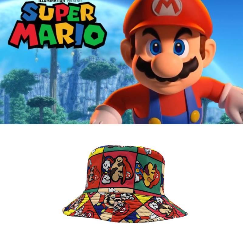 Super Mario Print Fisherman Hat For Men And Women Durable And Stylish Basin Hat