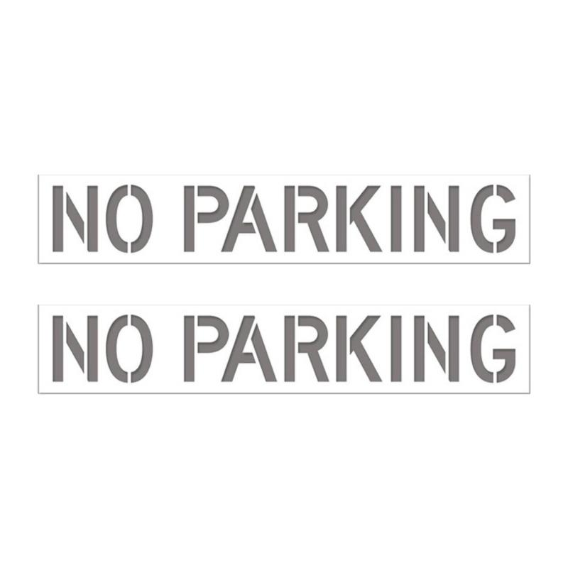 Waschbare Parkverbot Malvorlagen 12 Zoll Hoch Flexibles Silikon Zeichenschablone Für Außenpflastermarkierung
