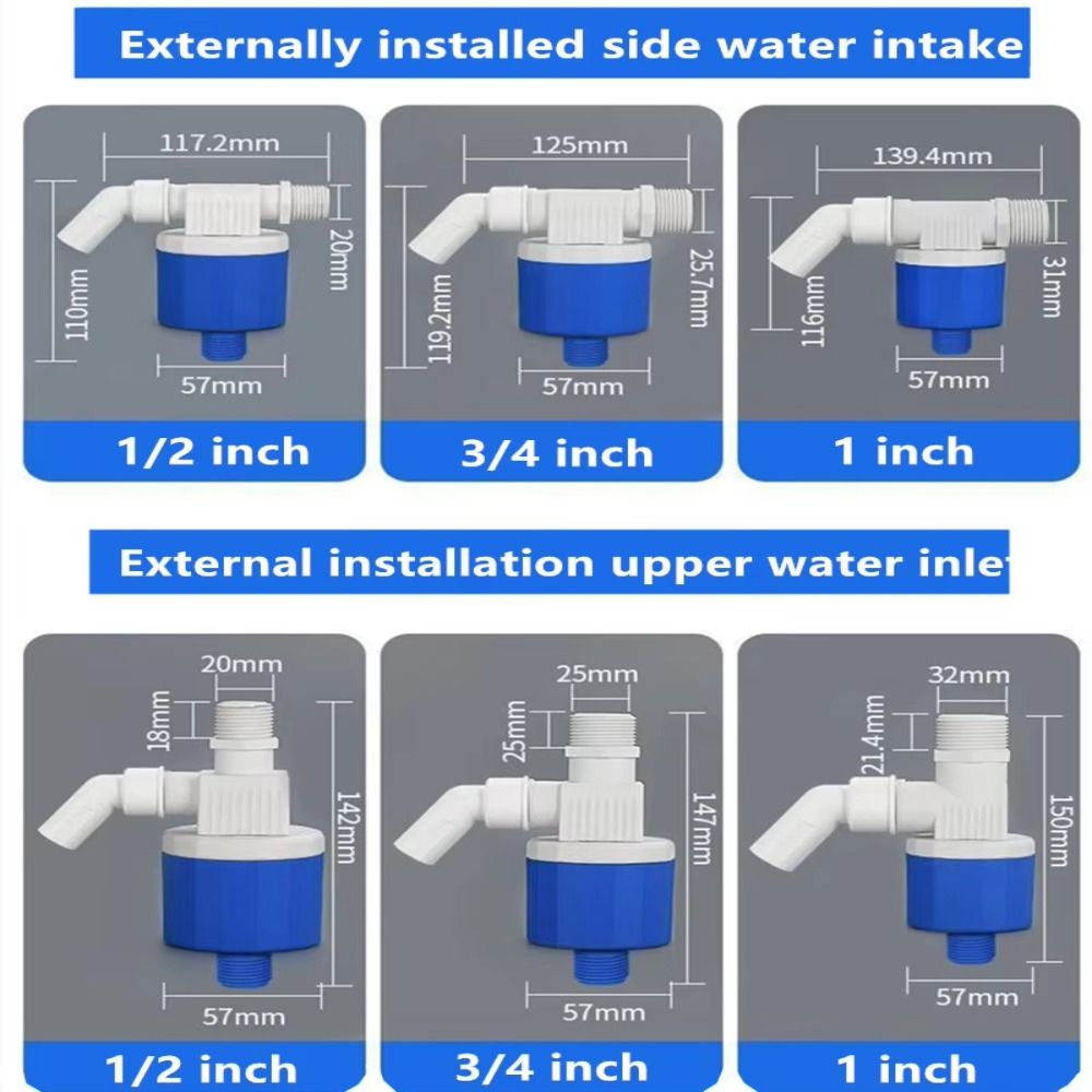 Adapter Automatic Water Level Control Valve Automatic Stop Inlet Valve Float Ball Valve  Pool