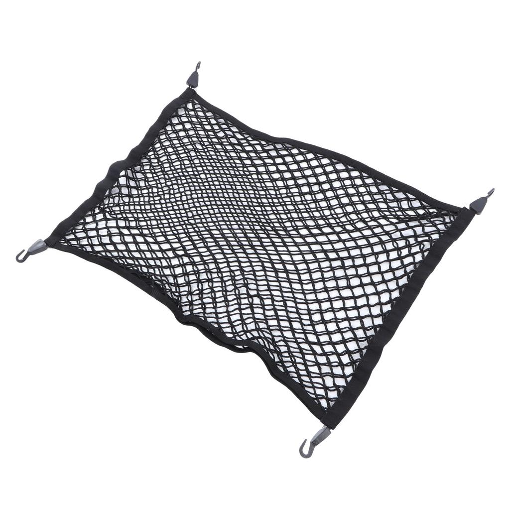 Car Nylon Elastic Mesh 4 Hook Rear Trunk Cargo Storage Net Holder Replacement for Tesla Model X 2015 To 2023