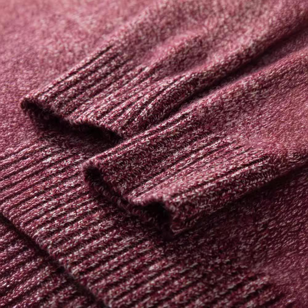 Women's Thickened Cashmere Sweater - Loose, Warm High Neck Knitwear for Autumn/Winter