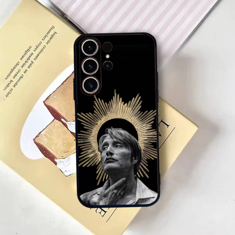 Graham Hannibal Mads Mikkelsen Phone Case For SamsungS25,24,21,22,23,30,Ultra,20,Plus,Fe,Lite,Note,10,9,Soft Black Cover