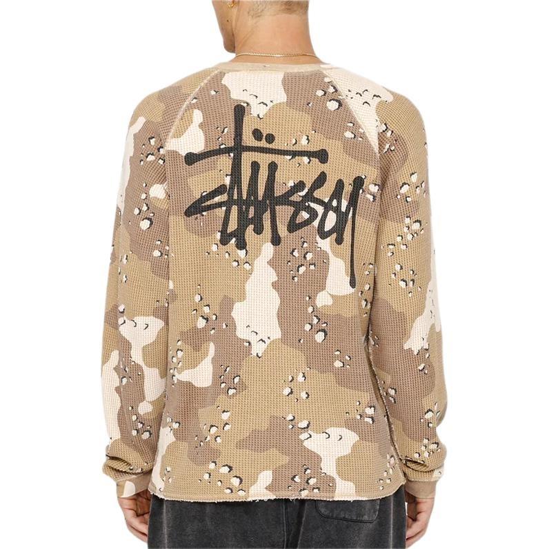 Stussy FW24 RAGLAN TERMICO LS CREW logoT Unisex 1140356