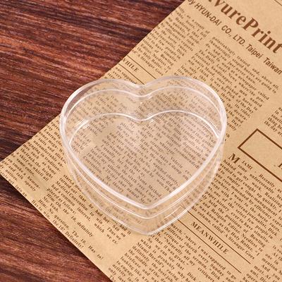 Leere Flasche Herzförmige Süßigkeiten Boxen Verpackung Jar Nail Art Kosmetik Lagerung