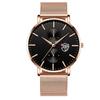 New Simple Watch Unisex Watch Men's Stainless Steel Quartz Watch Student Women's Watch Femininity Women's Watch