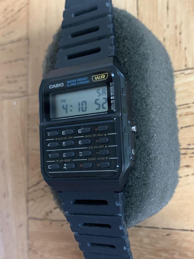 [USED] CASIO CA-53W Calculator Wristwatch, Black