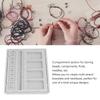 4 Recessed Compartments Beaded Measuring Board Bracelet Beading Board  Crafting Enthusiasts