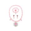 2024 Little Girl Accessories Ice and Snow Snowflake Beads Necklace Bracelet Value Set Baby Girl Accessories
