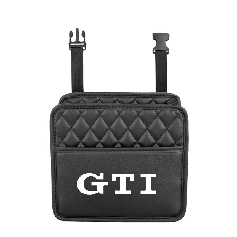 Car Seat Backrest Storage Stowing Tidying Pocket For VW GTI Polo Golf Passat MK6 MK7 Jetta Tiguan Arteon CC Taigo T-ROC Hub Cap