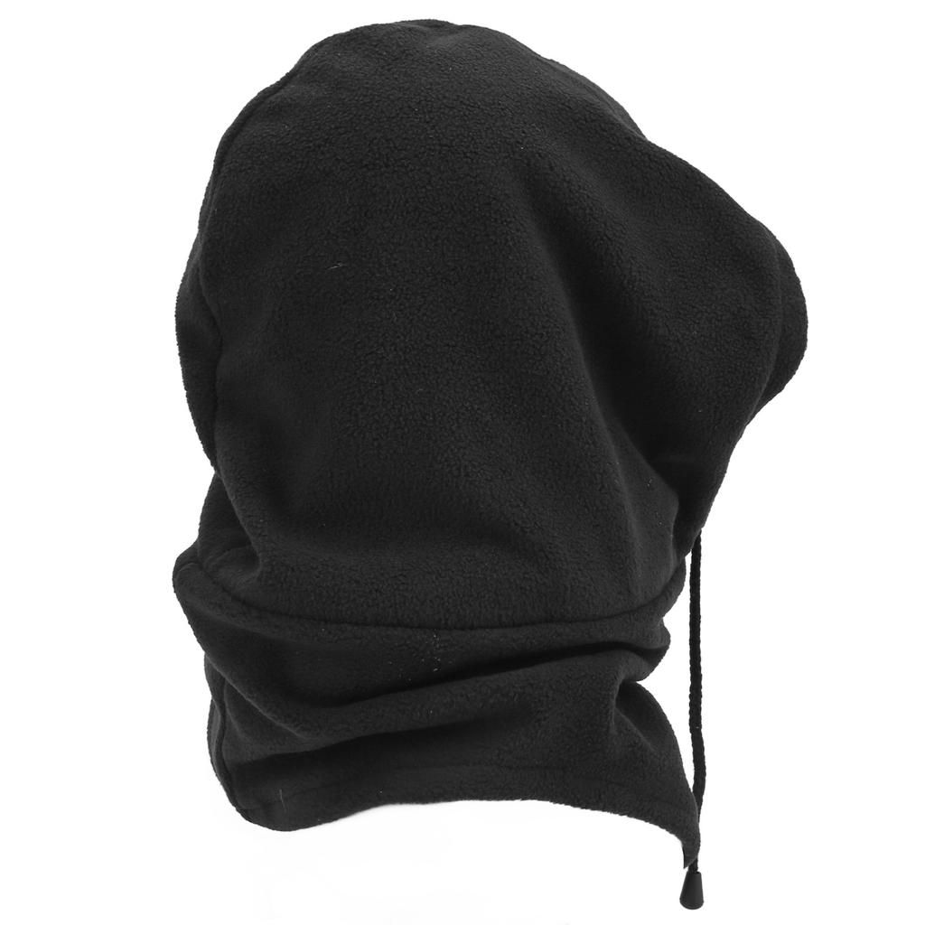 Trapper Winter Cap Thermo Winter Windproof Riding Hoods Snowboarding Head Cover with Facial Shield Neckerchief Black