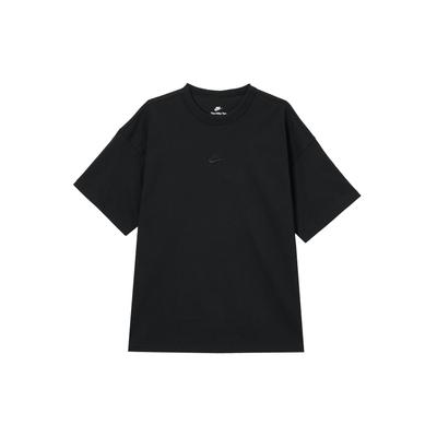 Logo Embroidered Pullover Short Sleeve T-Shirt Men Tops Black HF9607-010