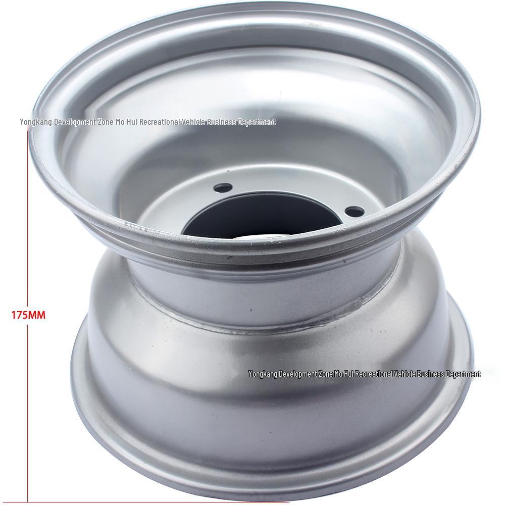 ATV Beach Buggy Kart Accessories: 18x9.5-8  Steel Rim 4-Hole Iron Hub Tire. none
