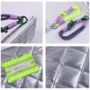 Silver Lingge Bow Pattern Coin Purses Small Canvas Coin Wallet Lady Girls Earphone Coin Key Money Storage Bag Zipper Pouch