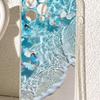 Seaside Blue Butterfly Transparent Anti-Drop Case for iPhone 14/15/16/17 Pro Max Series