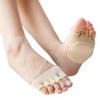 Foot Protection Foot Cushioned Shock Support for Five for Soles and Foot Unisex Pads, Support, Absorption, Toes, Washable, Soft, Care, (1, Beige)