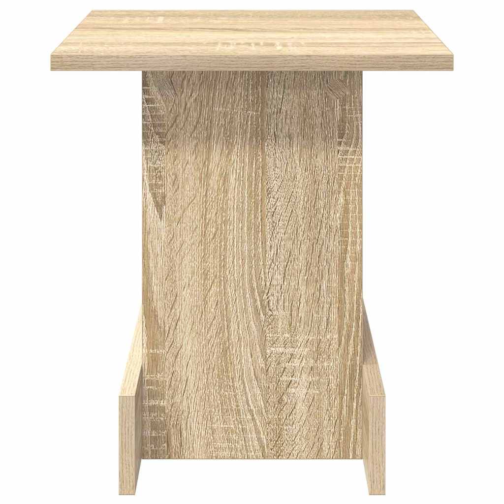 Side Table Sonoma Oak 35.5 X 35 X 40 Cm Particleboard