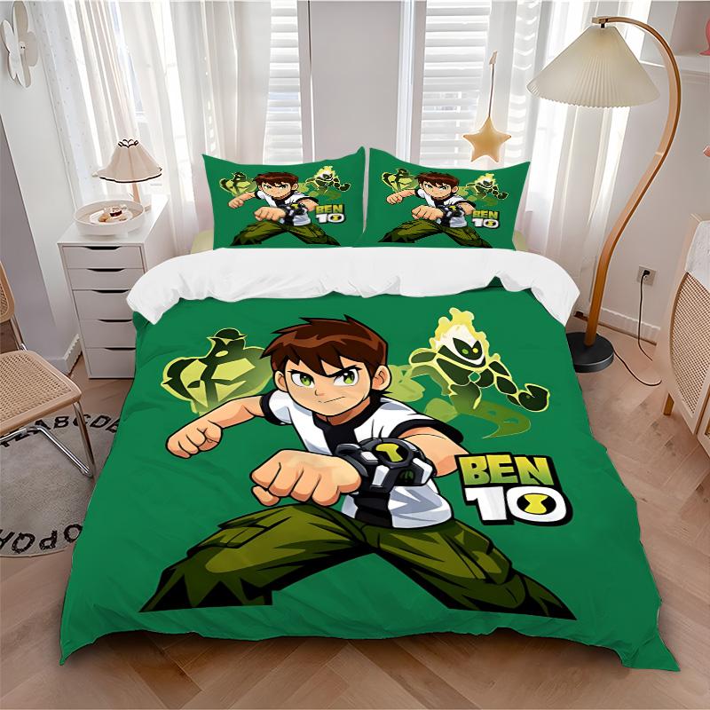 Ben Alien Force Print 3Pcs Bedding Setduvet Cover With 2 Bedropillowcase Home Birthday Gift