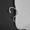 Women's Snake Stud Earrings Gold Silver Snake Ear Cuff Pierced Snake Earrings