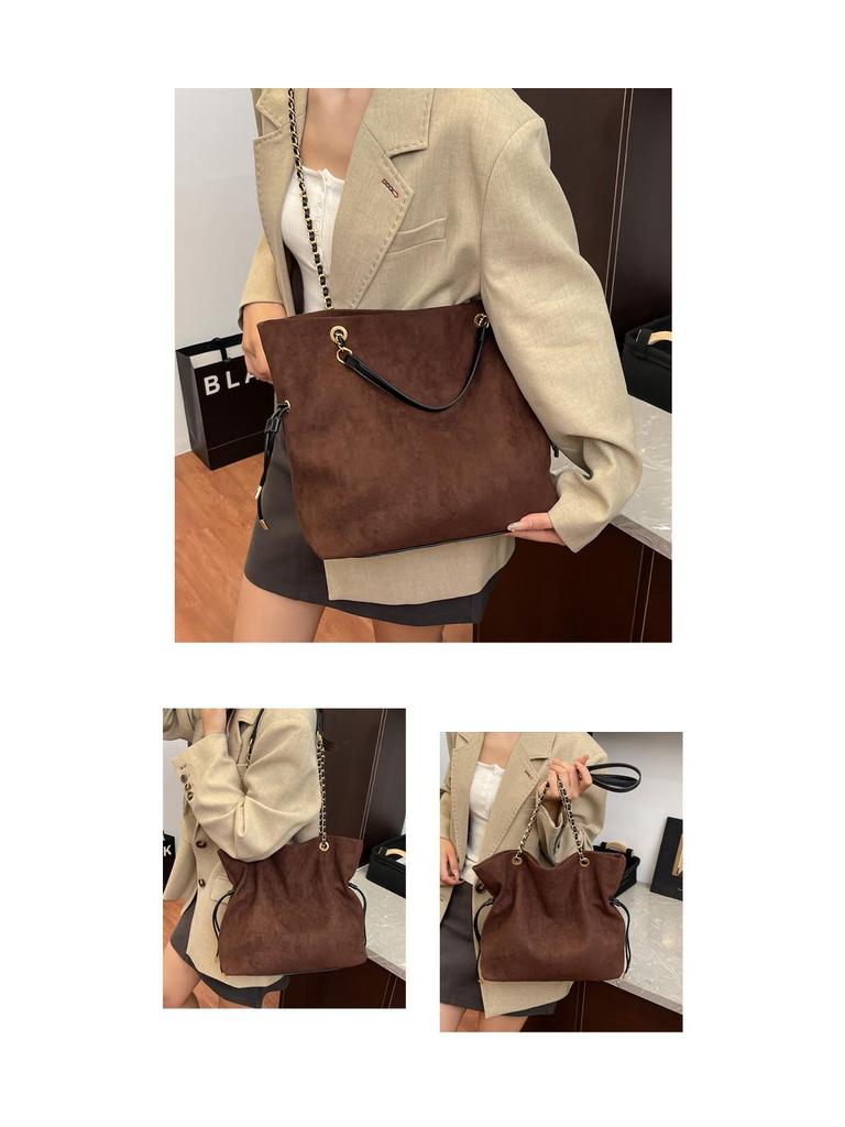 2025 Minimalist Solid Color Women's Shoulder Bag - Long Handle, Textured, Large Capacity Crossbody Handbag