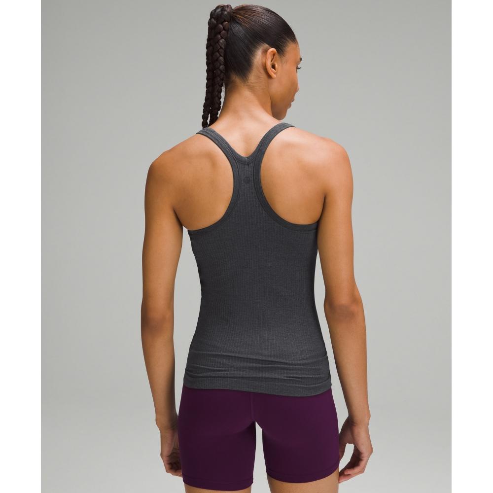 Lululemon EBB To Street Tank Top  Light Support  B C Cup Graphite Grey