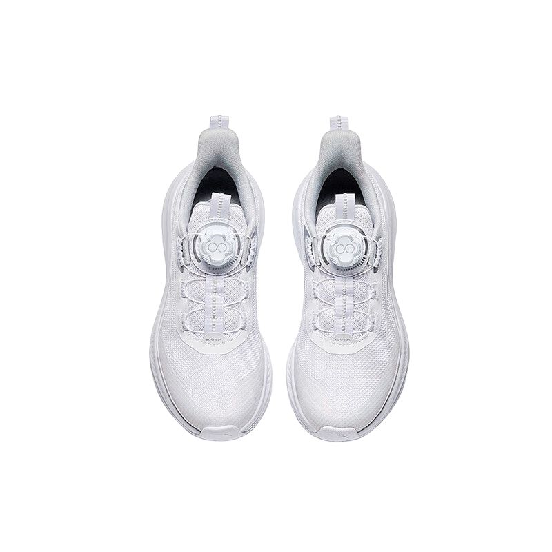 Anta Kids Hailang Comfortable Versatile Non-Slip Shock Absorbing Low-Top Running Shoes Men Running Shoes White 332445509S-1