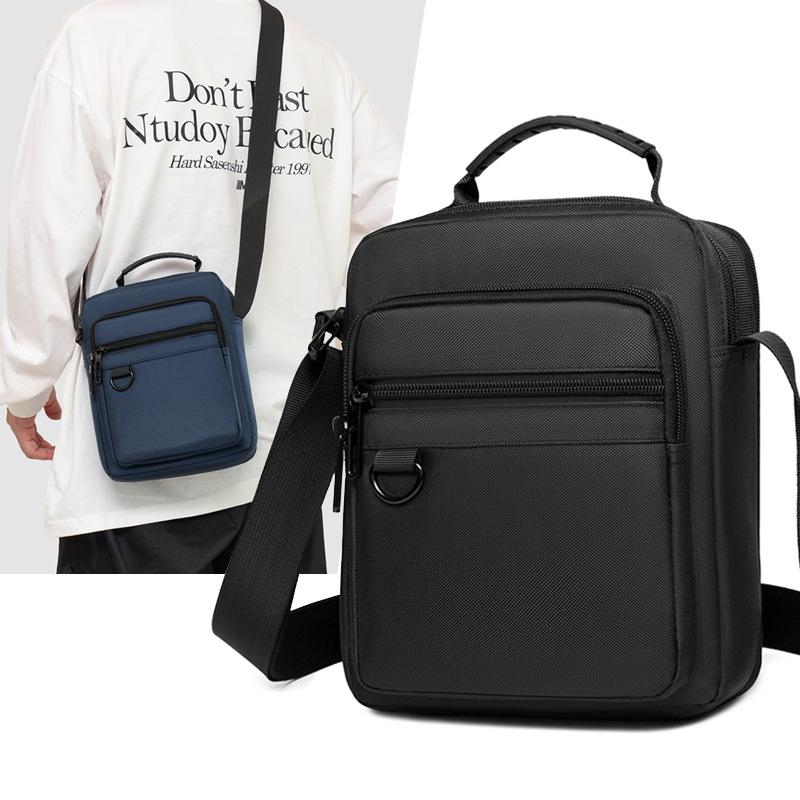 New men's casual messenger bag simple shoulder bag fashion trend handbag business bag men's bag