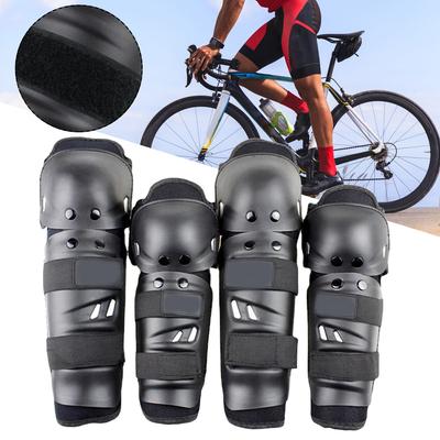 Motocross Riding Knee and Elbow Pads Set Adjustable PE EVA Foam Guards for Motorcycle Cycling Adults
