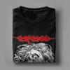 Carcass Men's T Shirts Casual Tee Shirt Short Sleeve O Neck T-Shirt Pure Cotton Big Size Clothes