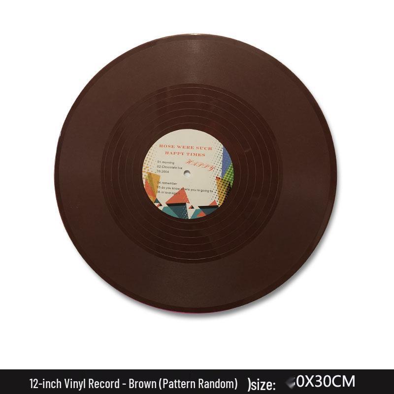 Retro vinylová deska nástěnná dekorace plakátové samolepky pro bar, kavárnu, restauraci a obchod s mléčným čajem