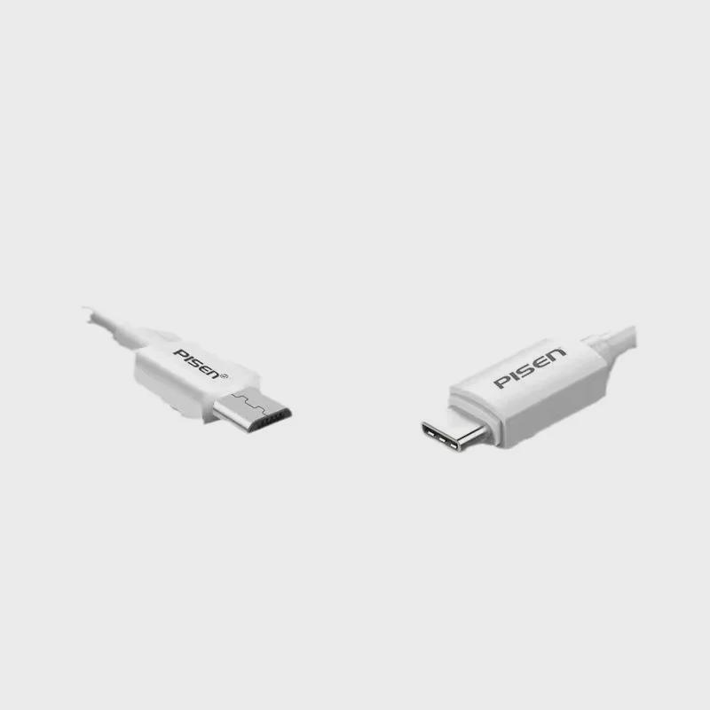 PISEN Fast Charging V8 Android Cable for Vivo, Huawei, Oppo, and Xiaomi Phones