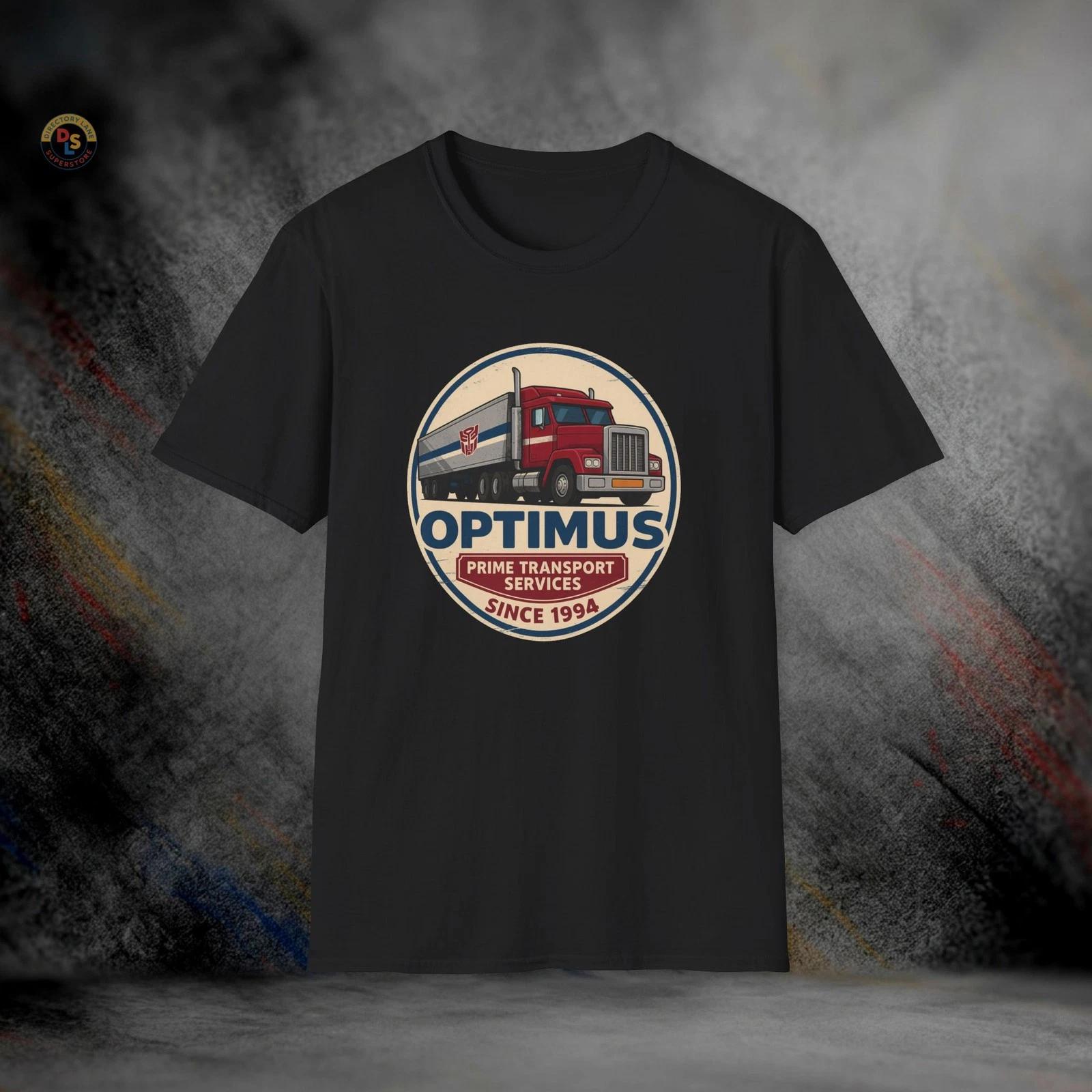 Optimus Prime Transport Services T-Shirt | Softstyle Tee XL