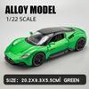 1:22 Maserati Mc20 Sport Car Alloy Model Car Diecast Metal Collection Vehicle Model Sound Light Toys Car Gifts For Children Boys