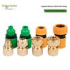 Plastic Quick Connector for Car Wash: Fits 1/4, 3/8, 1/2, 3/4, 1 Inch Water Hoses & 1/2 Inch Soft Hose Water Gun.