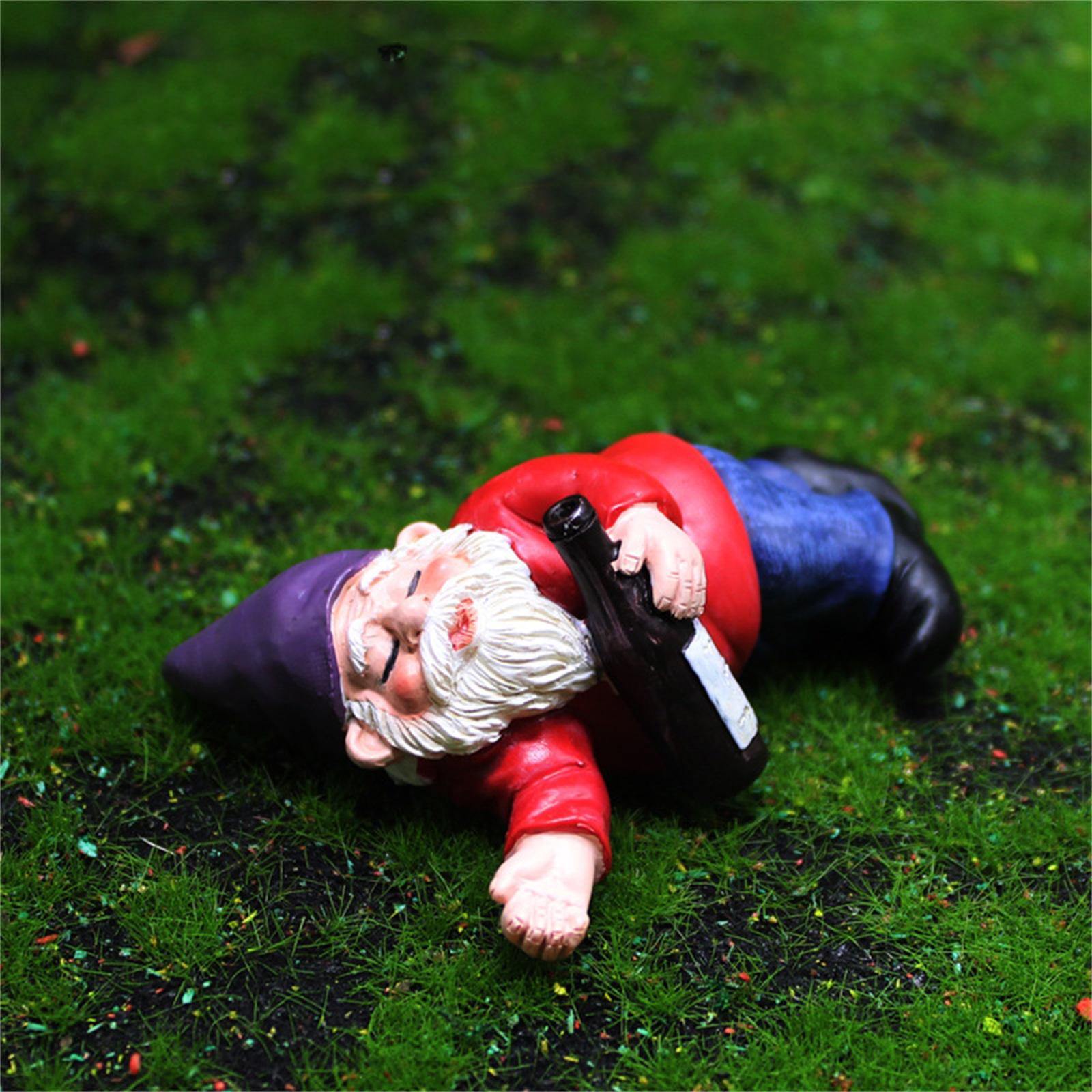 Personalized Garden Ornaments Resin Crafts Drunken Dwarf Decorations Dwarf One Size
