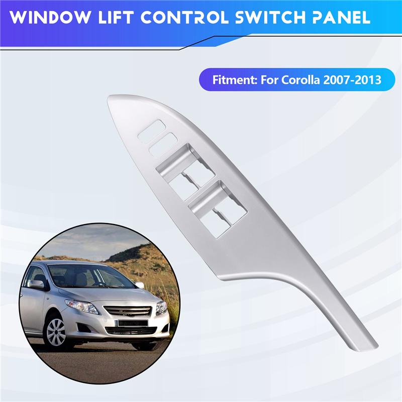 Power Electric Window Lift Control Left Front Switch Panel Cover Frame For Toyota Corolla 2007-2013 For LHD