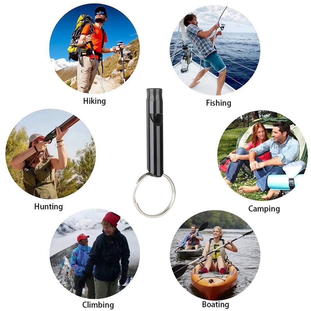 Emergency Whistle Outdoor Survival Training Whistle Duraeble Alufer Lifesaving Mini Whistle for Sports for Camping Hiking