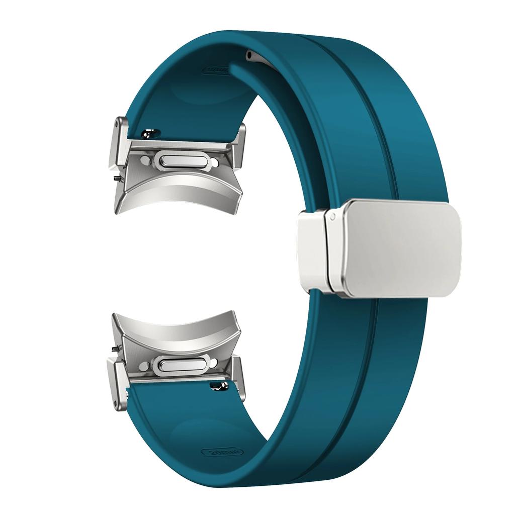 Magnetic Silicone Strap for Samsung Galaxy Watch7 6 44mm 40mm Sport Watchband 20mm Band Bracelet Galaxy Watch 6Classic 43mm 47mm