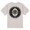 KAN6312 Ktc0118 Flower Khan Short Sleeve T-Shirt - Beige