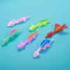 5pcs Dinosaur Launch Dinosaur Elastic Flying Dinosaur Finger Toys  Party Decoration
