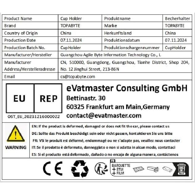 3PCS Center Console Accessories For Tesla Model Y -2024 And Model 3 - Cup Holder Ert, Screen Edge Protector Frame, Silicone Wireless Charger Mat,