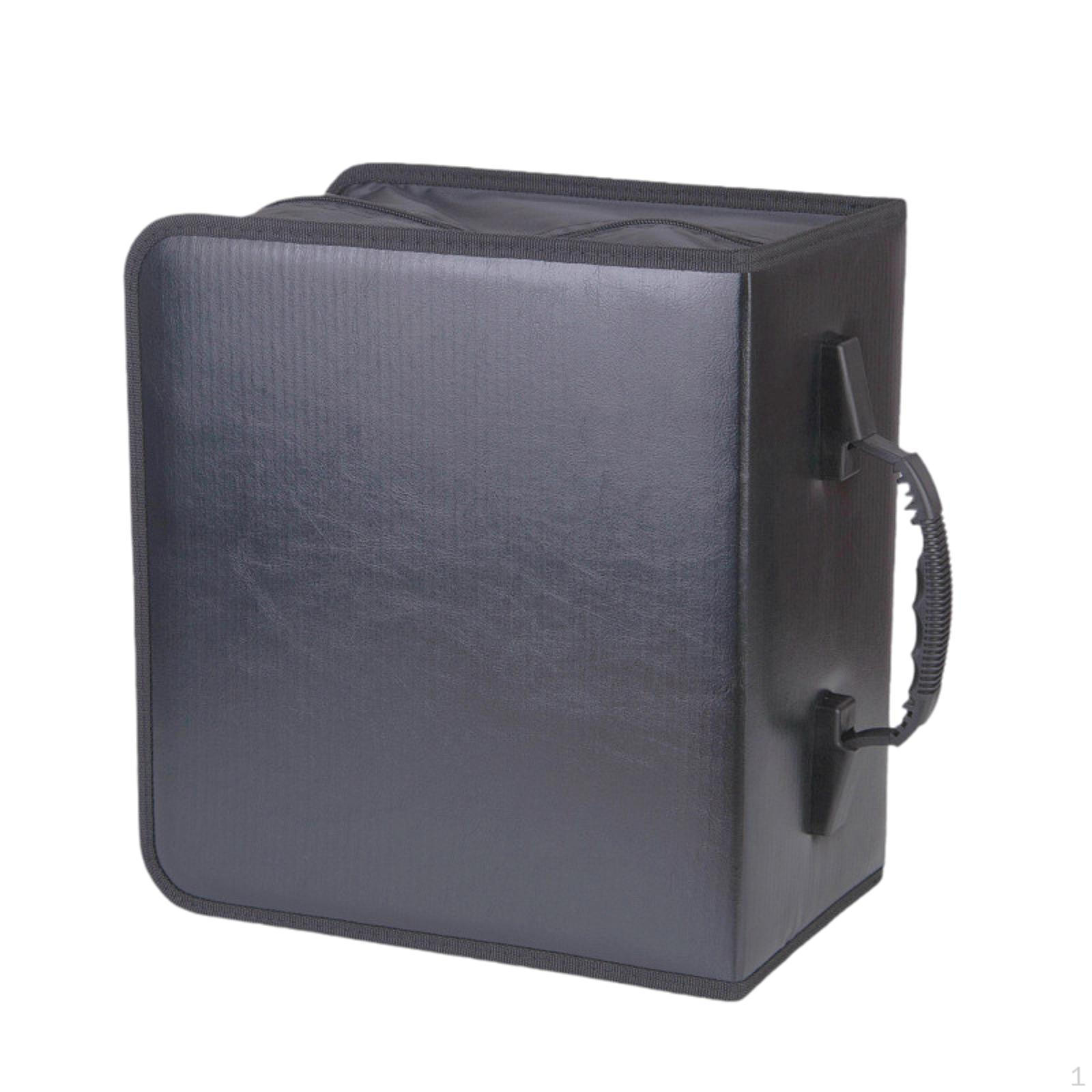 

CD Case 480 Capacity Album Binder Portable Travel Carrying Protector Organizer PU Leather DVD