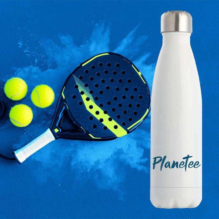 Bouteille isotherme - PLANETEE - Padel Action Nocturne - 500 ml - Acier inoxydable - Garde froid 24h