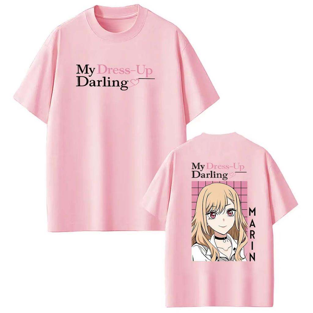 Hot Sale Anime Marin Kitagawa My Dress Up Darling Graphic T Shirts Y2k Unisex Unisex Cute Tshirt Print Crew Neck Casual T Shirt