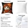 Cute Cat Printing Decorative Cushion Cover Pattern Printed Pillowcase for Living Room Sofa Cushion Cover & Bedroom Decor