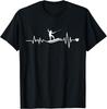 Wakeboard Herzschlag Wakeboarding Liebhaber Geschenk Unisex T-Shirt Herren Damen T-Shirts Top