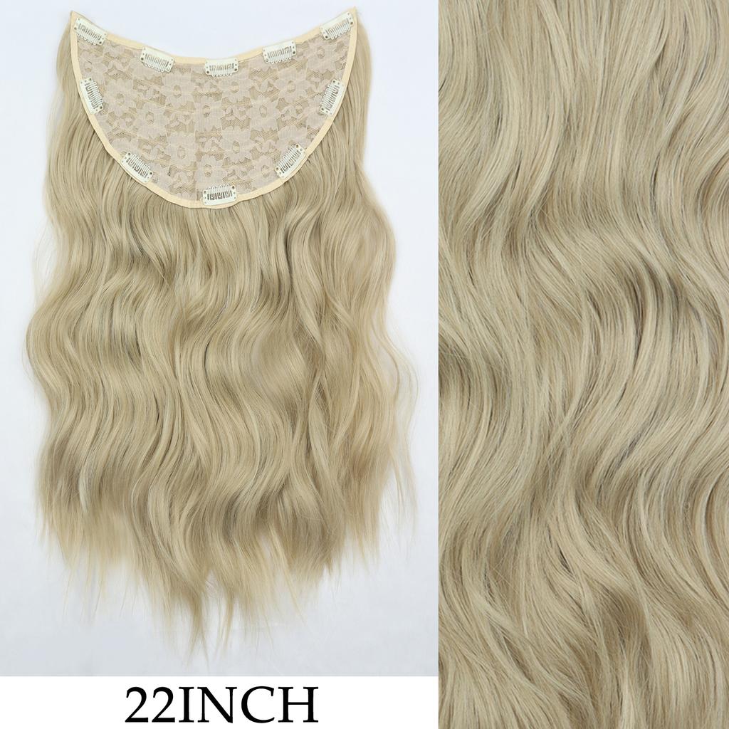 7Pcs/Set 16 Clips Hair Extension Black Long Straight Natural Hair Ombre Hairpiece Heat Resistant Fiber For Women Hairstyle 2030