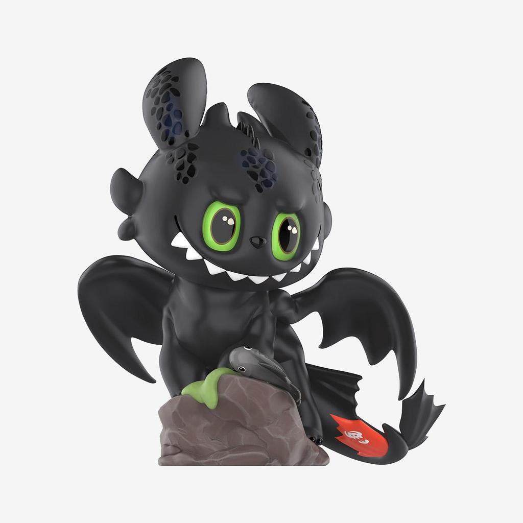 Official POP MART THE MONSTERS × How To Train Your Dragon Blind Box Figurines - 100% Authentic Collectible (Random: Toothless or Light Fury)