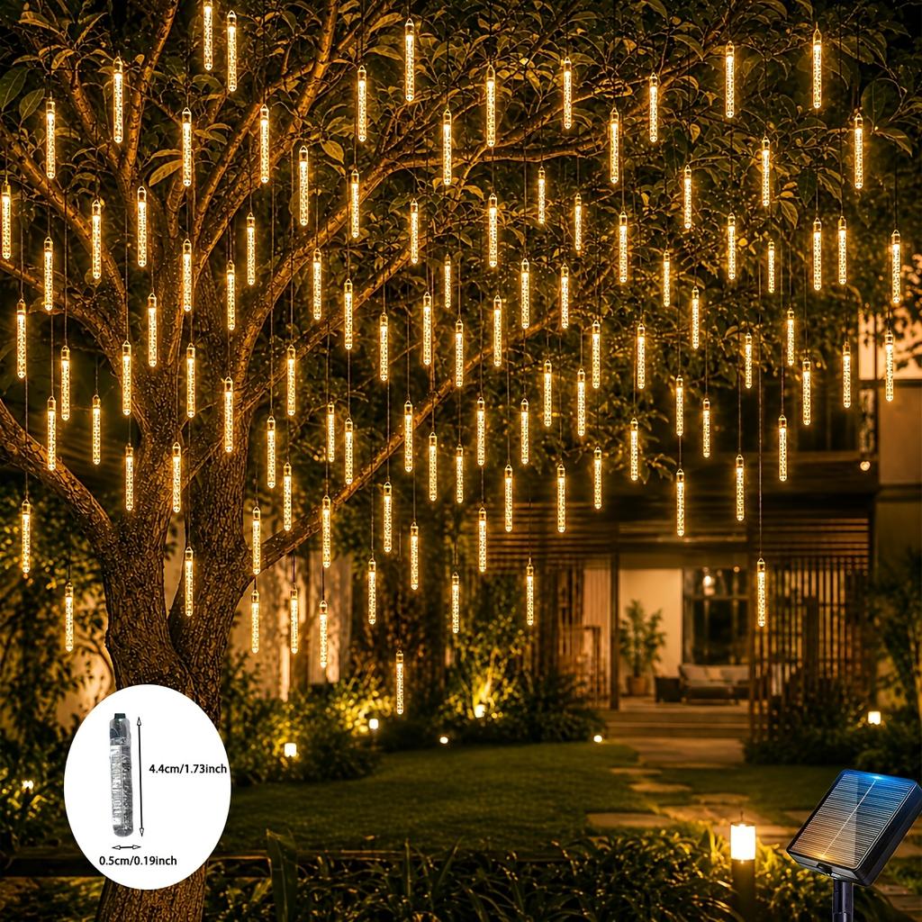 Outdoor Solar Bubble Stick Light String,Solar Garden Lights,Yard Lights, Landscape Lighting, Suitable for Yard, Garden, Patio, Gazebo, Wedding